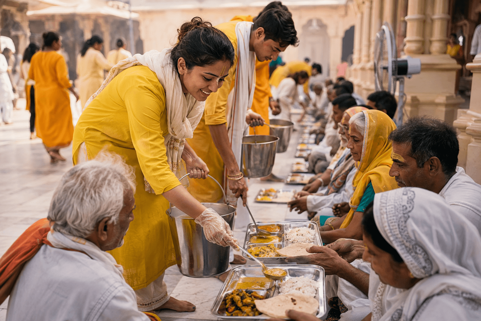 Food & Bhandara Seva contribution